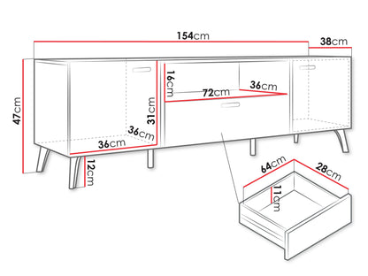 Móvel TV Picru 150cm