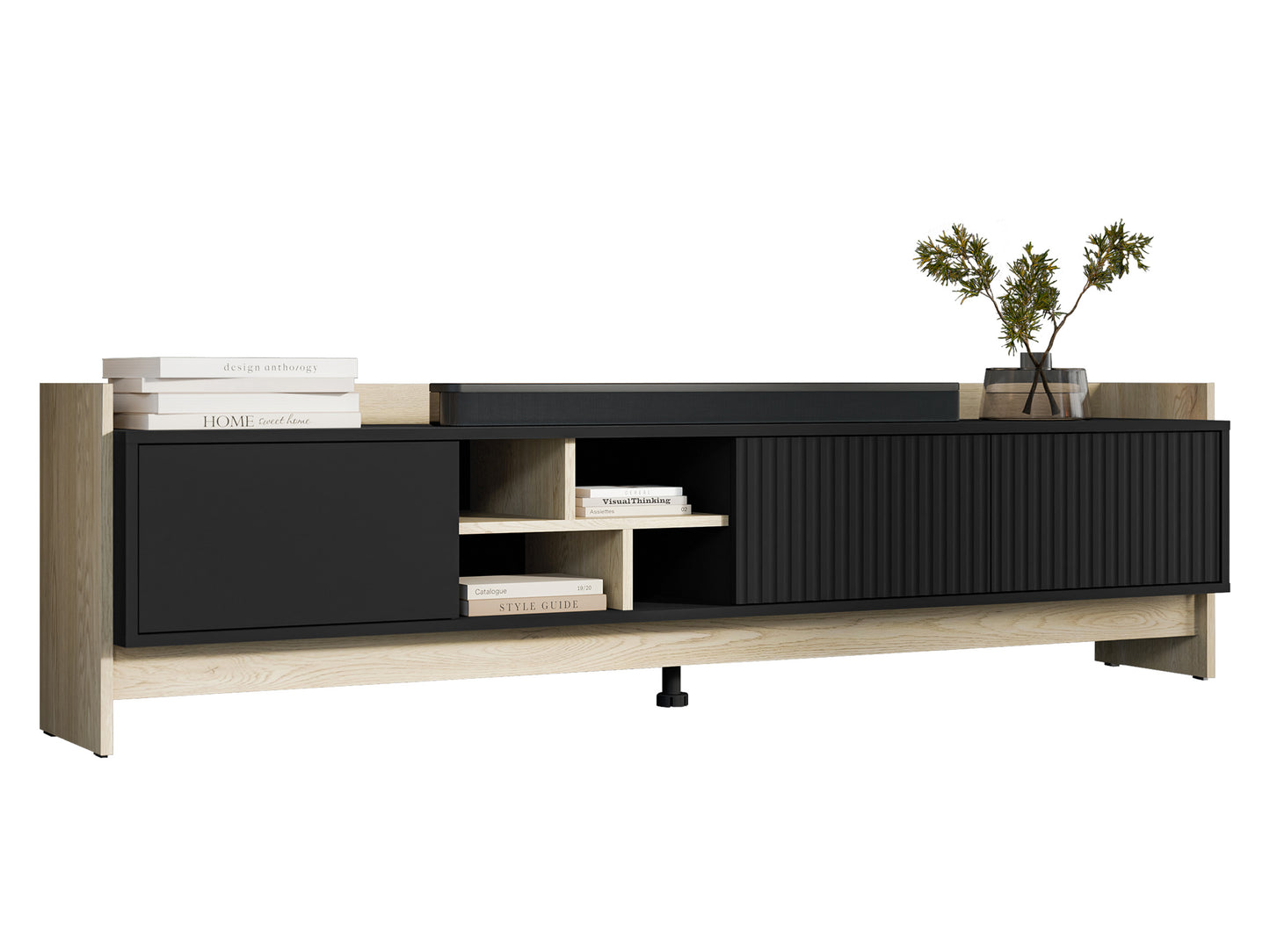 Móvel TV Porto II 3P 4N 190cm