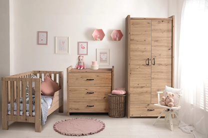Berço Simples Amelia 120x60 Carvalho