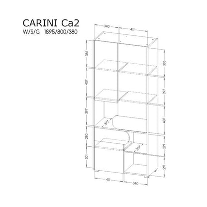 Roupeiro Carini 3P 3N