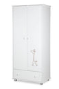 Roupeiro Zyrafka 2P 2G Branco