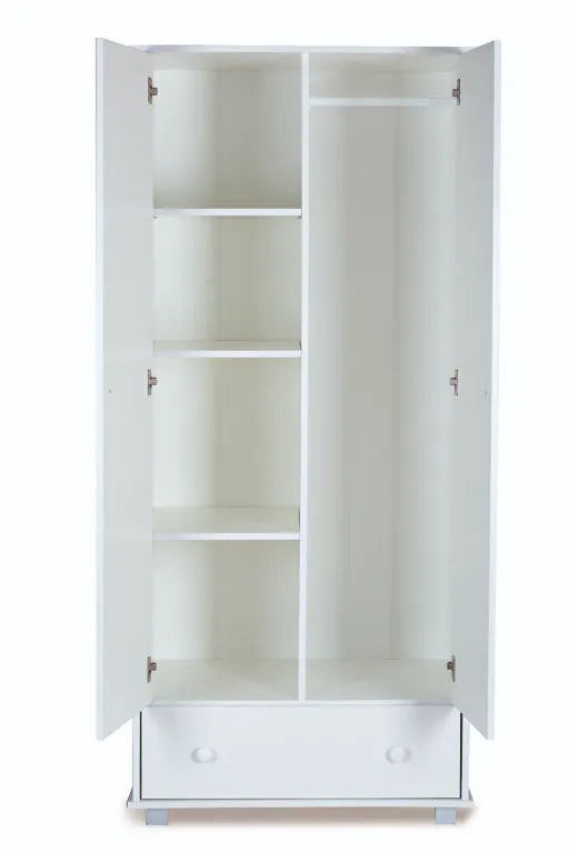 Roupeiro Zyrafka 2P 2G Branco