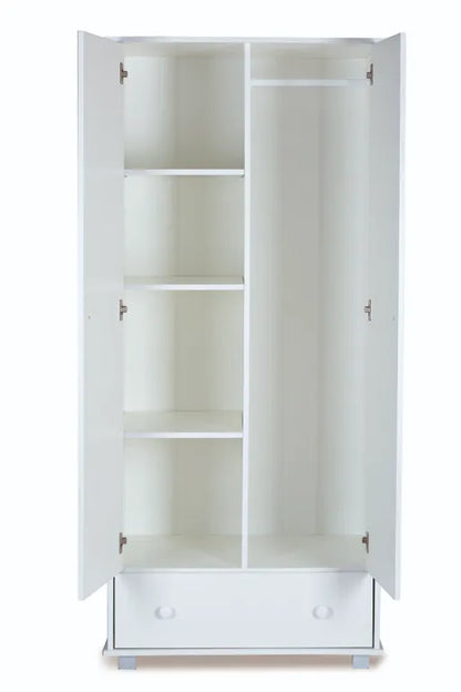 Roupeiro Zyrafka 2P 2G Branco