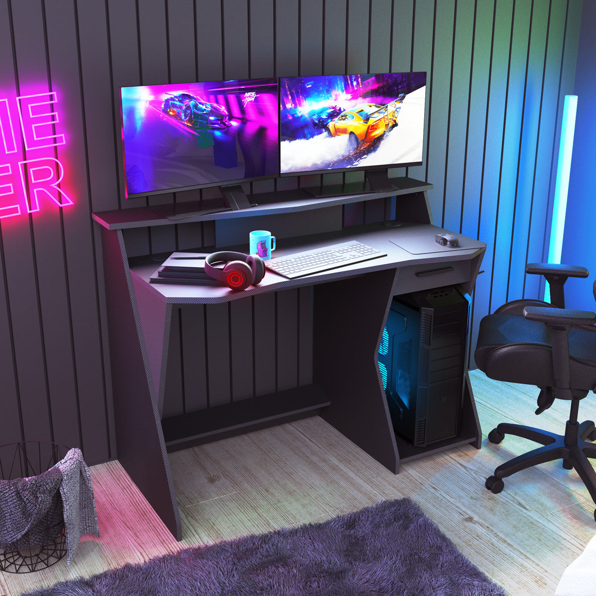 Gaming Skin Desk 125cm