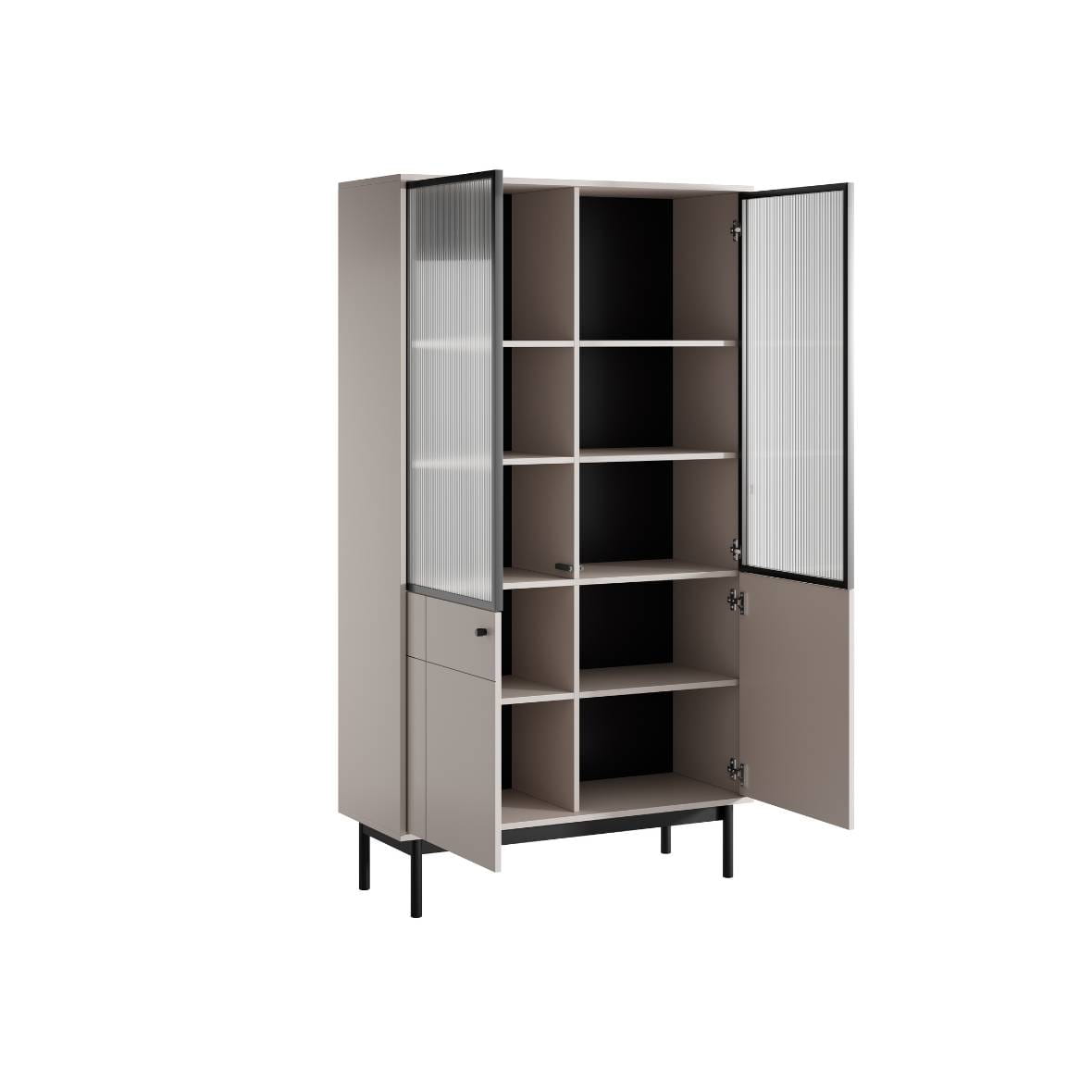 Vitrina Japandi 103cm Caxemira